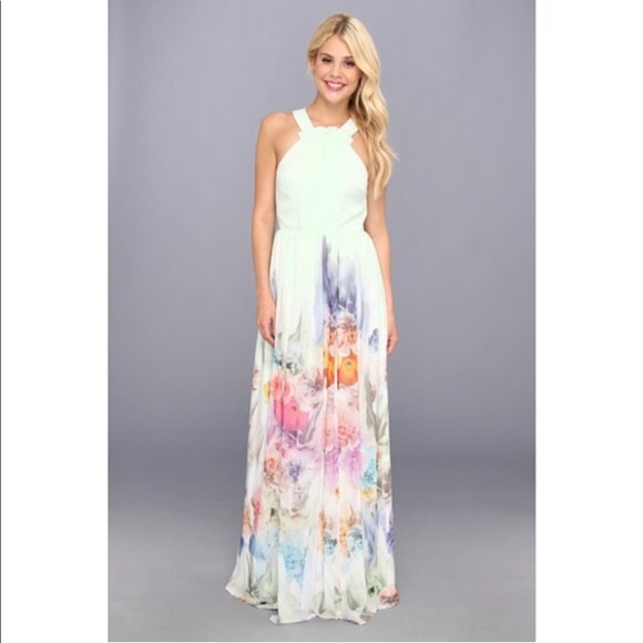 ted baker maxi floral dress